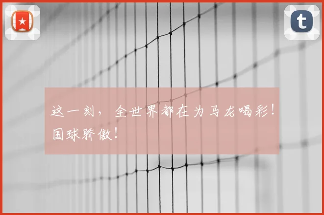 这一刻,全世界都在为马龙喝彩!国球骄傲!